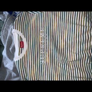 Supreme Static Stripe Tee
